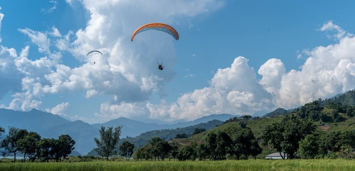 Paragliding in Pokhara